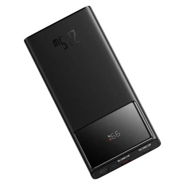 Зовнішній акумулятор Baseus Star-Lord Digital Display Fast Charge Power Bank 10000mAh 22.5W Black（With Charging Cable USB to Type-C 3A 0.3m Black） 974210479 фото