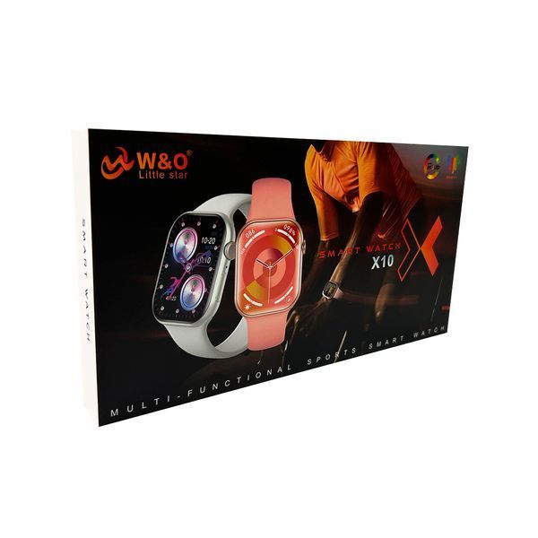Смарт-часы W&O X10 46mm. 240 mAh. Amoled+IP67 Silver 451281701 фото