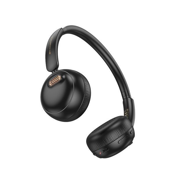 Бездротові накладні навушники HOCO W62 Verso retro BT headphones Black 342962311 фото