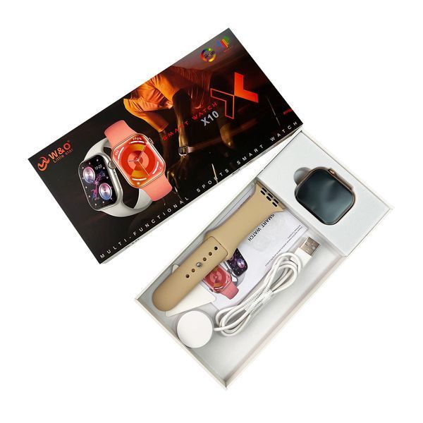 Смарт-часы W&O X10 46mm. 240 mAh. Amoled+IP67 Silver 451281701 фото