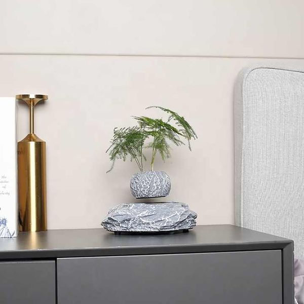 Магнітний левітаційний горщик для рослин HCNT Magnetic Levitating Pot M5B-P Grey 252828131 фото