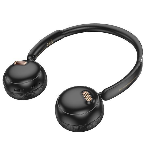 Бездротові накладні навушники HOCO W62 Verso retro BT headphones Black 342962311 фото