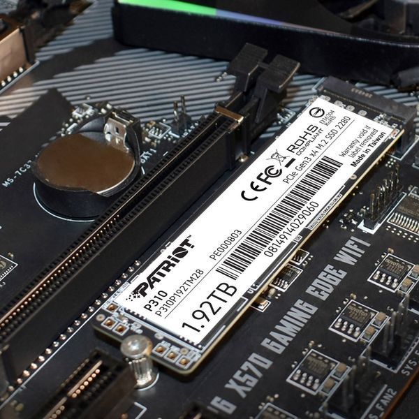 Накопичувач SSD M.2 Patriot P310 1920GB NVMe 2280 PCIe 3.0x4 3D NAND TLC 868151403 фото