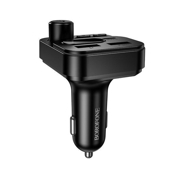 АЗП з FM-модулятором BOROFONE BC61 Ocean 45W(1A1C) car BT FM transmitter Black 177530380 фото