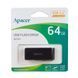 Флеш-накопитель Apacer USB 3.2 Gen 1 AH350 64Gb Black 108973529 фото 2