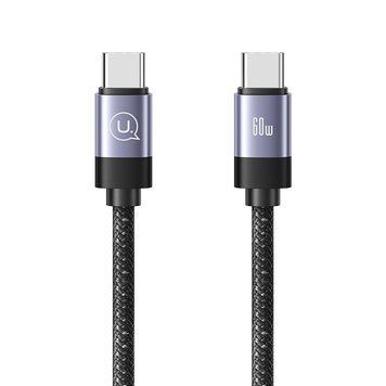Кабель Usams US-SJ704 60W Magnetic Data Cable Type-C To Type-C-Rui Series 1m tarnish 649594404 фото