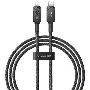 Кабель Baseus Unbreakable Series Fast Charging Data Cable Type-C to iP 20W 2m Cluster Black 702958210 фото