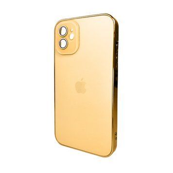 Чехол для смартфона AG Glass Sapphire Frame MagSafe Logo for Apple iPhone 12 White 173990454 фото