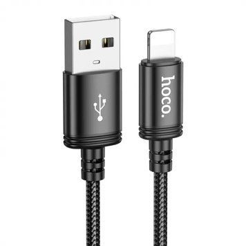 Кабель HOCO X91 Radiance charging data cable for iP(L=3M) Black 396845136 фото