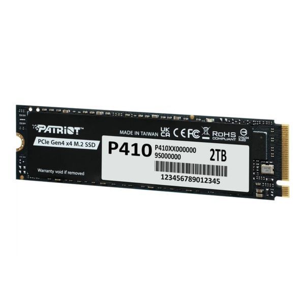 Накопичувач SSD M.2 Patriot P410 2TB NVMe 2280 PCIe Gen4 x4 5000/4500 TLC 927940816 фото