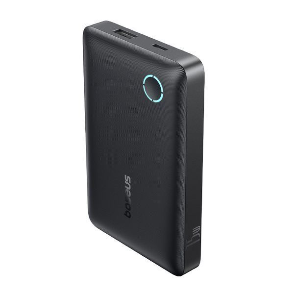 Зовнішній акумулятор Baseus EnerFill FP11 Power Bank 10000mAh 15W Cosmic Black (Includes Simple Type-C to Type-C Cable 20V/3A 30cm Black) 400726761 фото