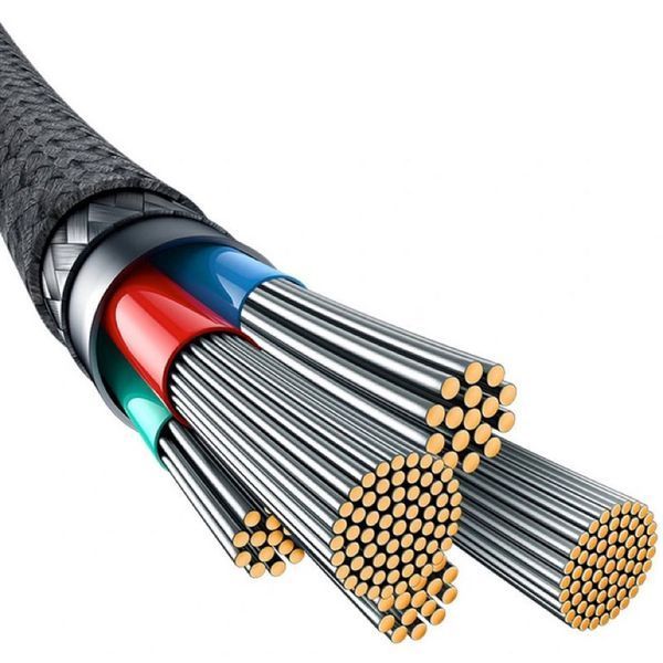 Кабель Baseus Unbreakable Series Fast Charging Data Cable Type-C to iP 20W 2m Cluster Black 702958210 фото