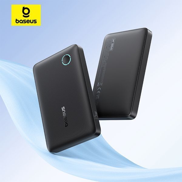 Зовнішній акумулятор Baseus EnerFill FP11 Power Bank 10000mAh 15W Cosmic Black (Includes Simple Type-C to Type-C Cable 20V/3A 30cm Black) 400726761 фото