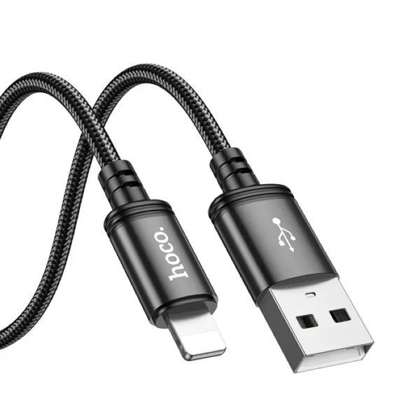 Кабель HOCO X91 Radiance charging data cable for iP(L=3M) Black 396845136 фото