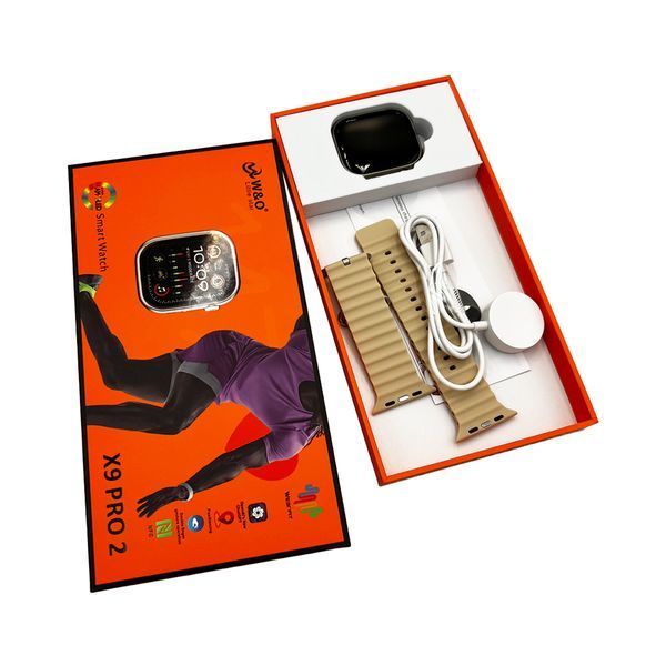 Смарт-годинник W&O X9 Pro2 44mm. 215 mAh. Amoled+IP67 Gold 356184326 фото