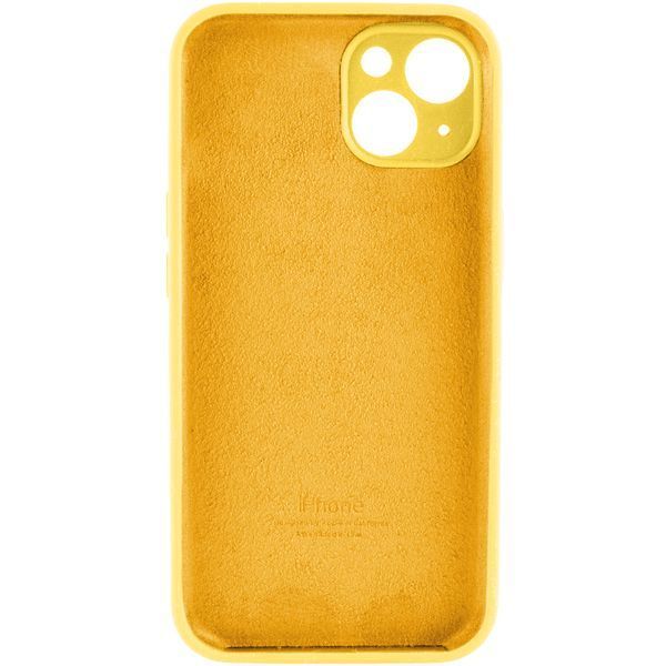 Чохол для смартфона Silicone Full Case AA Camera Protect for Apple iPhone 15 56,Sunny Yellow 111433050 фото