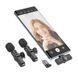 Бездротова мікрофонна система BOROFONE BFK12 Trophy lavalier dual-mic (iP/Type-C) Black 873084720 фото 7