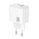 Мережевий зарядний пристрій BOROFONE BAS45A Potential PD30W+QC3.0 charger(EU) White 751252097 фото 1