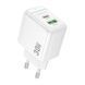 Мережевий зарядний пристрій BOROFONE BAS45A Potential PD30W+QC3.0 charger(EU) White 751252097 фото 2