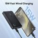 Зовнішній акумулятор Baseus EnerFill FP11 Power Bank 10000mAh 15W Cosmic Black (Includes Simple Type-C to Type-C Cable 20V/3A 30cm Black) 400726761 фото 13