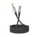 Аудiокабель HOCO UPA20 3.5mm male to 3.5mm female, nylon braid, 1m, Metal Gray 295964278 фото 6