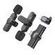 Бездротова мікрофонна система BOROFONE BFK12 Trophy lavalier dual-mic (iP/Type-C) Black 873084720 фото 2