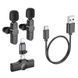 Бездротова мікрофонна система BOROFONE BFK12 Trophy lavalier dual-mic (iP/Type-C) Black 873084720 фото 5