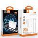 Мережевий зарядний пристрій з кабелем WUW-T86C PD 25W fast charger + USB C to USB C cable set 198527627 фото 2