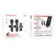 Бездротова мікрофонна система BOROFONE BFK12 Trophy lavalier dual-mic (iP/Type-C) Black 873084720 фото 10