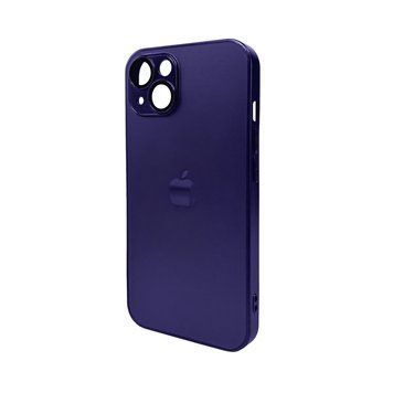 Чохол для смартфона AG Glass Matt Frame Color Logo for Apple iPhone 13 Deep Purple 333133046 фото