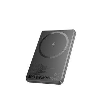 Зовнішній акумулятор HOCO Q26 Joy PD20W magnetic fast charging power bank(5000mAh) metal gray 961400157 фото