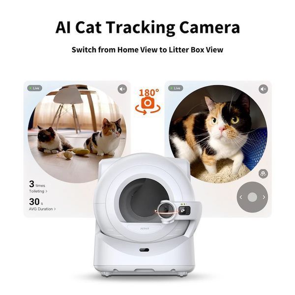 Смарт автоматичний лоток PETKIT Purobot Ultra with Camera 923860759 фото