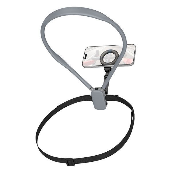 Кріплення для телефона на шию HOCO K31 Campo magnetic neck-hanging holder Black Gray 445355026 фото
