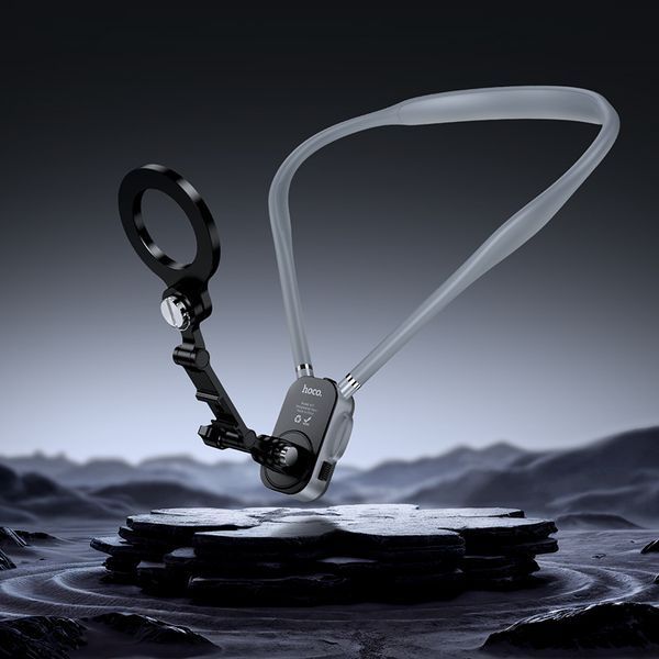 Кріплення для телефона на шию HOCO K31 Campo magnetic neck-hanging holder Black Gray 445355026 фото