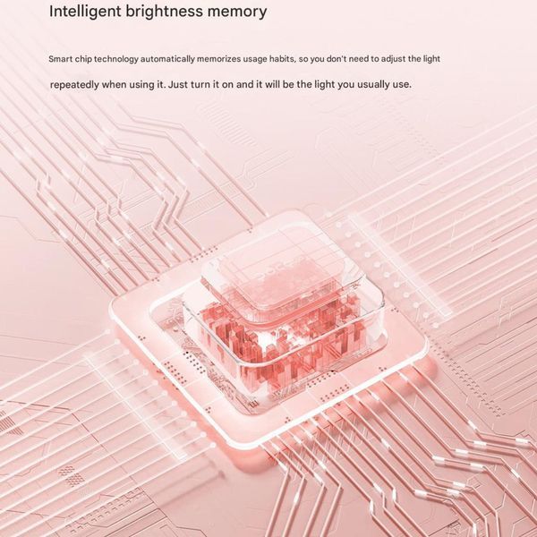 Зеркало для макияжа Xiaomi DOCO 11 " Daylight Portable Flat Mirror Pro Pink 501680152 фото