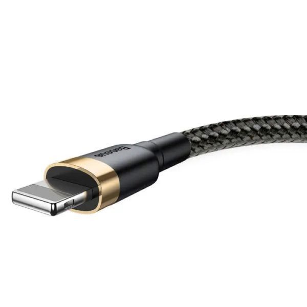 Кабель Baseus Cafule Cable USB For Lightning 1.5A 2m Gold+Black 243720902 фото
