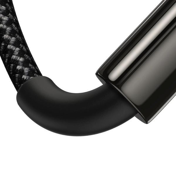 Кабель Baseus Tungsten Gold Fast Charging Data Cable USB to Type-C 100W 1m Black 108243122 фото