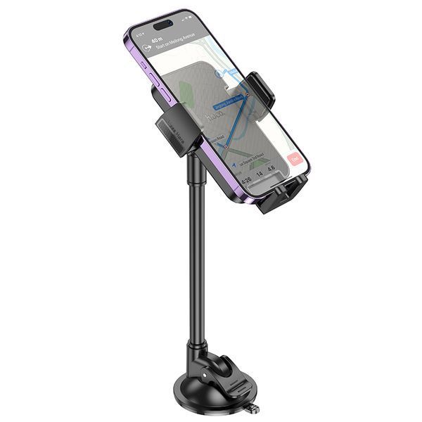 Автотримач для телефона HOCO H38 Cheetah car holder(windshield) Black 111353260 фото