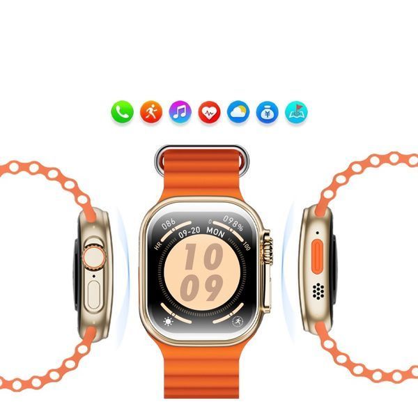 Смарт-годинник W&O X10 Ultra 3 49mm. 300 mAh. IP67 Gold 603184734 фото