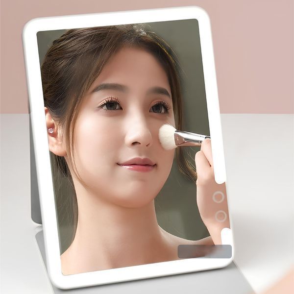 Зеркало для макияжа Xiaomi DOCO 11 " Daylight Portable Flat Mirror Pro Pink 501680152 фото