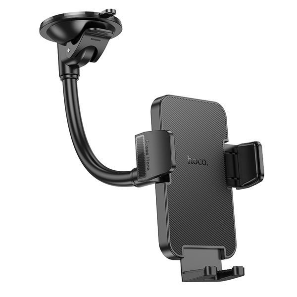 Автотримач для телефона HOCO H38 Cheetah car holder(windshield) Black 111353260 фото