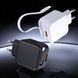 Сетевое зарядное устройство WUW-C268 12W fast charger USB A +retractable 70cm type c Cable 398431900 фото 4