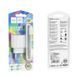 Сетевое зарядное устройство с кабелем HOCO C109A Fighter single port QC3.0 charger set(Micro) White 228271818 фото 2