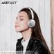 Бездротові накладні навушники ACEFAST H8 active noise cancelling wireless headset Silver 138393745 фото 5