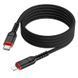 Кабель Hoco X59 Victory PD charging data cable iP(L=1M) Black 175225486 фото 3