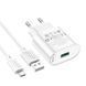 Сетевое зарядное устройство с кабелем HOCO C109A Fighter single port QC3.0 charger set(Micro) White 228271818 фото 6
