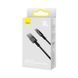 Кабель Baseus Tungsten Gold Fast Charging Data Cable USB to Type-C 100W 1m Black 108243122 фото 2