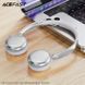 Бездротові накладні навушники ACEFAST H8 active noise cancelling wireless headset Silver 138393745 фото 7