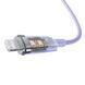 Кабель Baseus Explorer Series Fast Charging Cable with Smart Temperature Control Type-C to iP 20W 1m Purple 715353205 фото 5