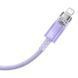 Кабель Baseus Explorer Series Fast Charging Cable with Smart Temperature Control Type-C to iP 20W 1m Purple 715353205 фото 3